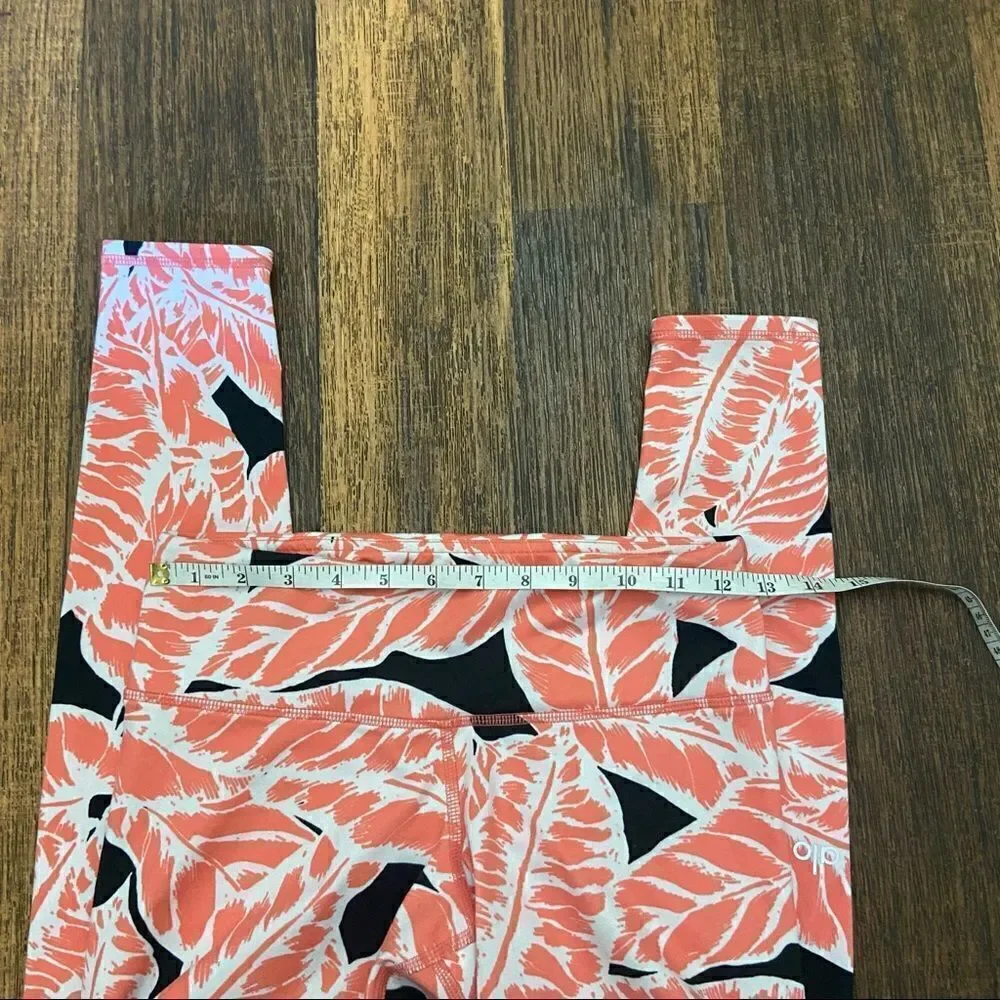 Alo high rise floral leggings size xs